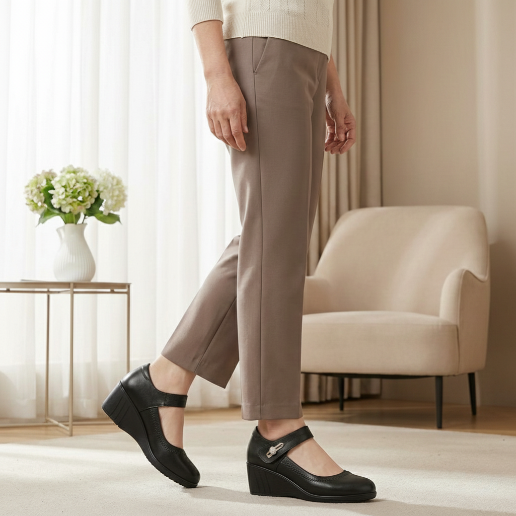לידיה – נעלי נוחות עם עקב בינוני אלגנטיות